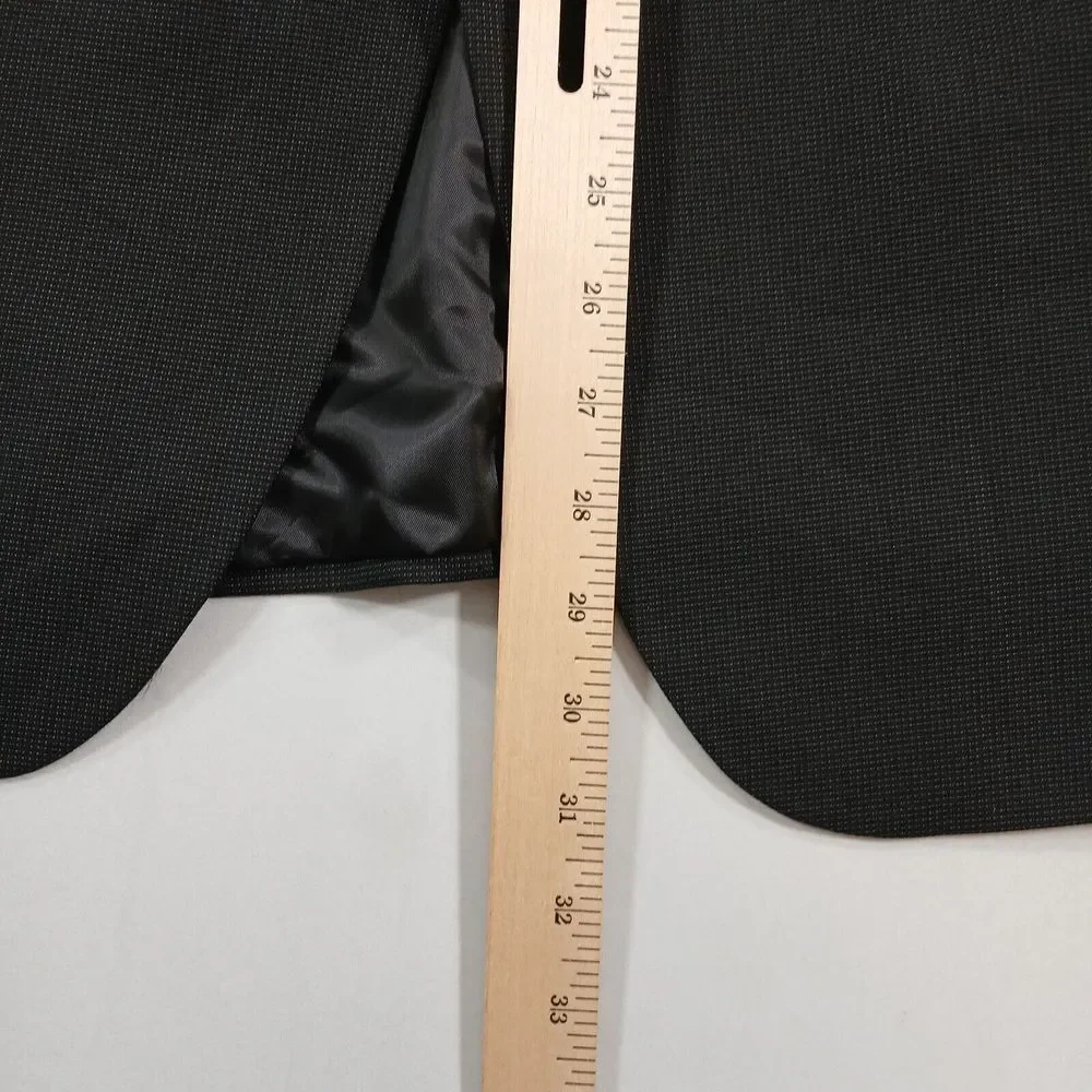 Kenneth Cole Slim-Fit Blazer Mens 46R 46 Black Performance Suit Jacket‎ NEW